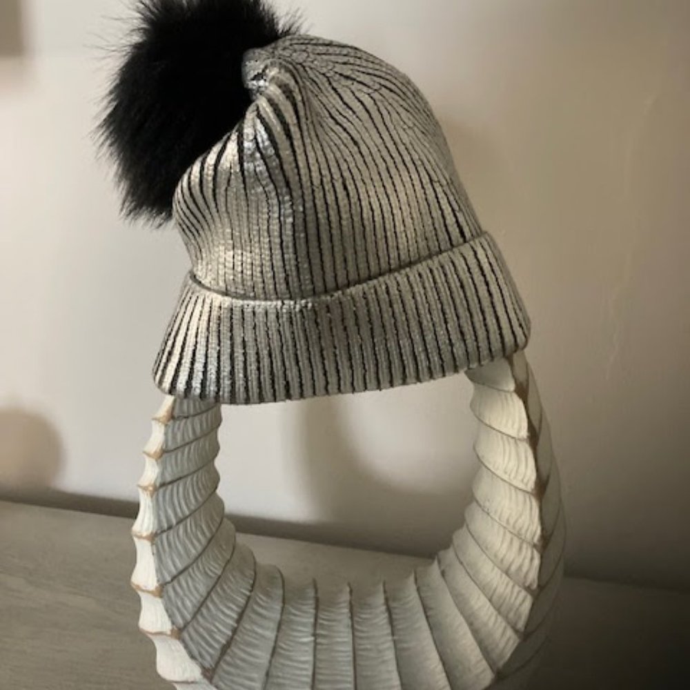 SILVERY FASHION BEANIE